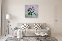 Original art for sale at UGallery.com | Magenta by Maria Karla Watson | $2,500 | acrylic painting | 36' h x 36' w | thumbnail 5