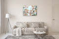 Original art for sale at UGallery.com | Amber Garden by DL Watson | $2,925 | acrylic painting | 30' h x 40' w | thumbnail 5