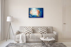 Original art for sale at UGallery.com | Spiritual Secret by Yamilet Sempe | $2,800 | mixed media artwork | 24' h x 36' w | thumbnail 5