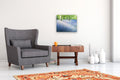 Original art for sale at UGallery.com | Blue Bell Wood by Natasha Tayles | $525 | acrylic painting | 17' h x 20' w | thumbnail 5