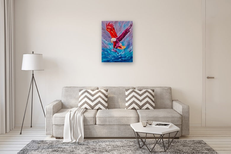 Triumph in the Burst by Viktoria Goudbeek |  In Room View of Artwork 