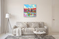 Original art for sale at UGallery.com | Shallow Water #2 by Kip Decker | $3,200 | acrylic painting | 36' h x 36' w | thumbnail 2