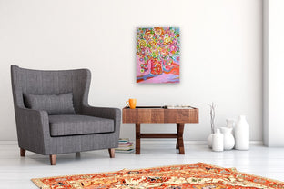 Abstract Bouquet by Natasha Tayles |  In Room View of Artwork 