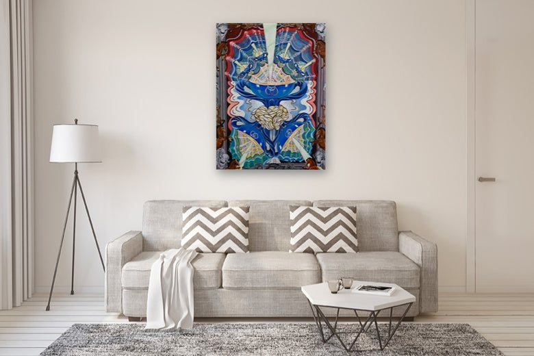 Seven of Cups by Rachel Srinivasan |  In Room View of Artwork 