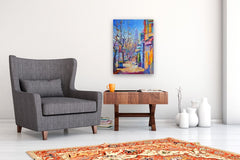 Original art for sale at UGallery.com | Morning in Old Town (Alexandria, VA) by Suren Nersisyan | $1,000 | oil painting | 27' h x 20' w | thumbnail 5