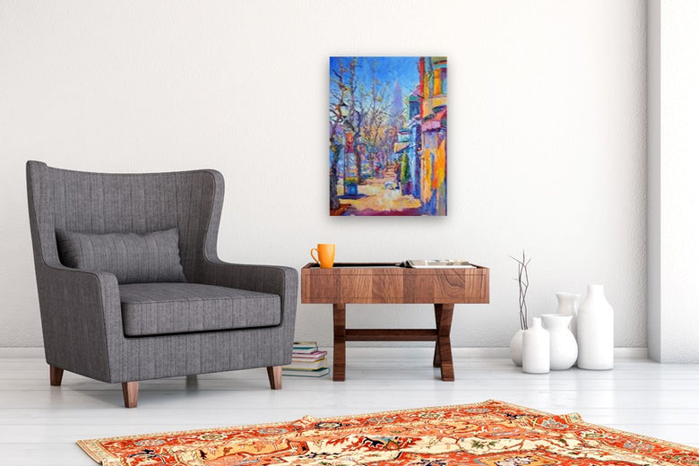 Morning in Old Town (Alexandria, VA) by Suren Nersisyan |  In Room View of Artwork 
