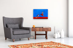 Original art for sale at UGallery.com | Dog Lake by Keith Thomson | $2,700 | oil painting | 16' h x 24' w | thumbnail 5