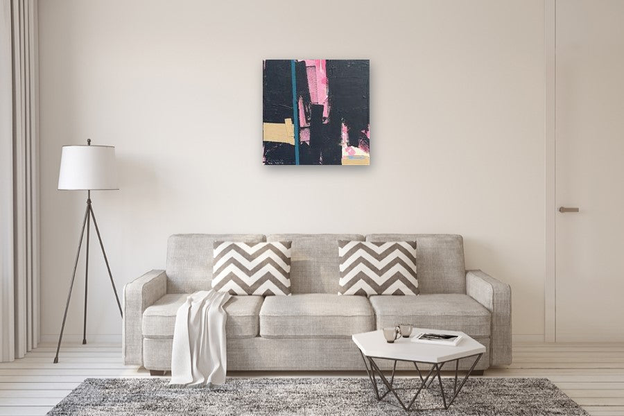 Dearborn Street Revisited by Joey Korom |  In Room View of Artwork 