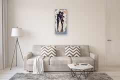 Original art for sale at UGallery.com | The Two of Us by Sharon Sieben | $975 | acrylic painting | 36' h x 18' w | thumbnail 5