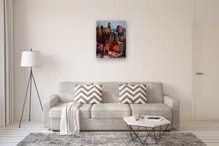 Dusk in Manhattan by Jonelle Summerfield |  In Room View of Artwork 
