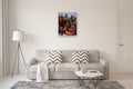Original art for sale at UGallery.com | Dusk in Manhattan by Jonelle Summerfield | $950 | oil painting | 30' h x 24' w | thumbnail 5