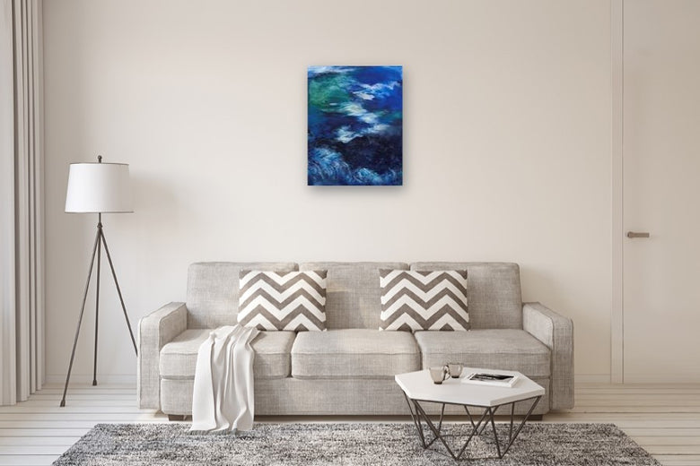 Abalone Cove: Tide Pools by Karen Hansen |  In Room View of Artwork 