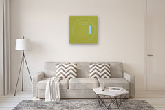 Original art for sale at UGallery.com | Rectitude by Shyun Song | $3,400 | oil painting | 30' h x 30' w | thumbnail 5