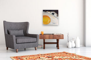 Frying Egg by Kristine Kainer |  In Room View of Artwork 