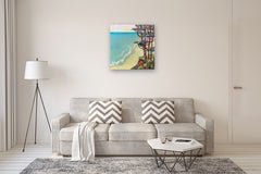 Original art for sale at UGallery.com | Opal Cliff, Santa Cruz by James Hartman | $920 | oil painting | 30' h x 30' w | thumbnail 5