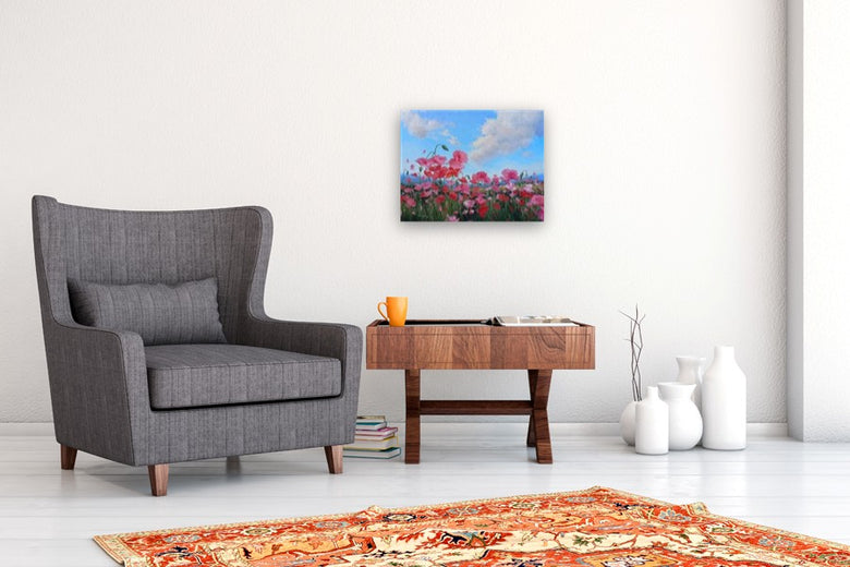 Poppy Dream by Viktoria Majestic |  In Room View of Artwork 