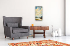 Original art for sale at UGallery.com | Majestic River by Mandy Main | $750 | oil painting | 24' h x 12' w | thumbnail 5