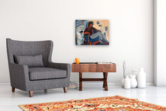 Original art for sale at UGallery.com | Unreachable by Design by Lynne Meneses | $1,100 | acrylic painting | 18' h x 24' w | thumbnail 5