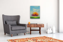 Original art for sale at UGallery.com | Sweet Summer by George Peebles | $500 | oil painting | 24' h x 18' w | thumbnail 5
