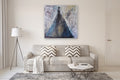 Original art for sale at UGallery.com | Who Are These Angels LXXXI by Naoko Paluszak | $4,800 | oil painting | 48' h x 48' w | thumbnail 3