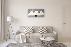 Original art for sale at UGallery.com | Mar by Sally Morris Clark | $3,975 | mixed media artwork | 20' h x 40' w | thumbnail 5