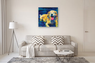 Lazy Dog Day by Jeff Fleming |  In Room View of Artwork 