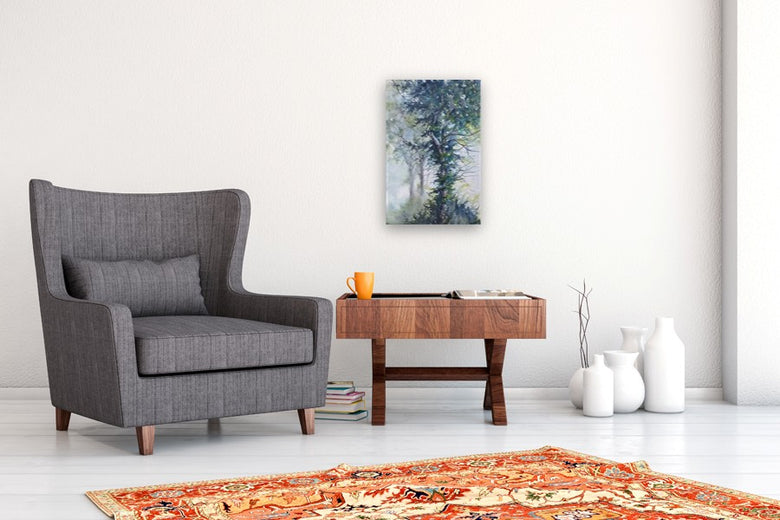 Among the Foliage. by Erika Kocsi |  In Room View of Artwork 