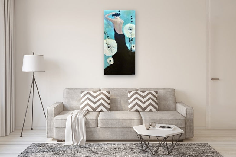 Black Dress by Mary Pratt |  In Room View of Artwork 