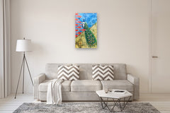 Original art for sale at UGallery.com | Becoming by Alana Clumeck | $2,100 | oil painting | 36' h x 30' w | thumbnail 4