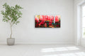 Original art for sale at UGallery.com | Ruby Red Autumn by Stanislav Sidorov | $5,000 | oil painting | 30' h x 60' w | thumbnail 5