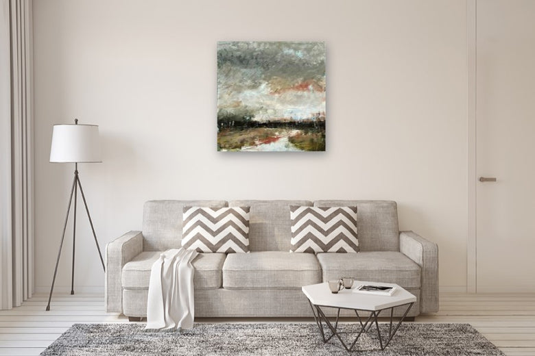 Palette of Clouds by Ronda Waiksnis |  In Room View of Artwork 