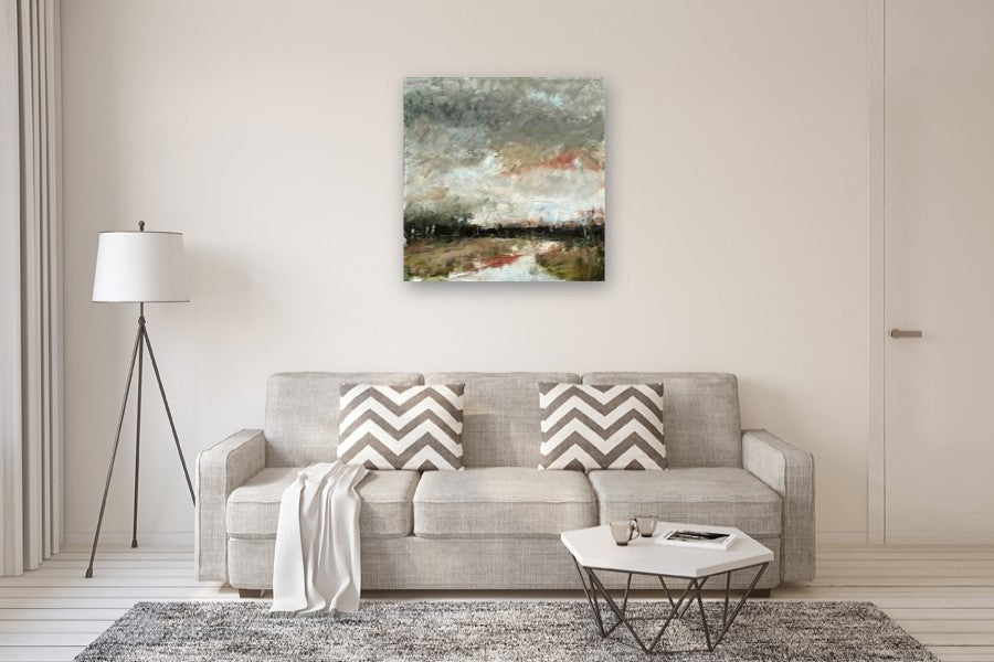 Palette of Clouds by Ronda Waiksnis |  In Room View of Artwork 