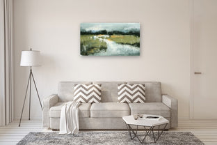 Time and Travel by Ronda Waiksnis |  In Room View of Artwork 