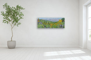 Fall Comes to the Grand Mesa by Crystal DiPietro |  In Room View of Artwork 