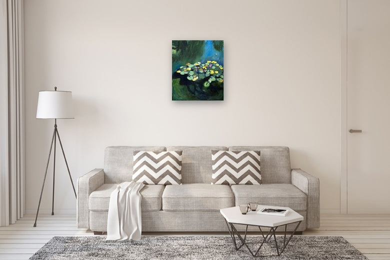 Water, Plants and Sunlight II by David Kihlberg |  In Room View of Artwork 