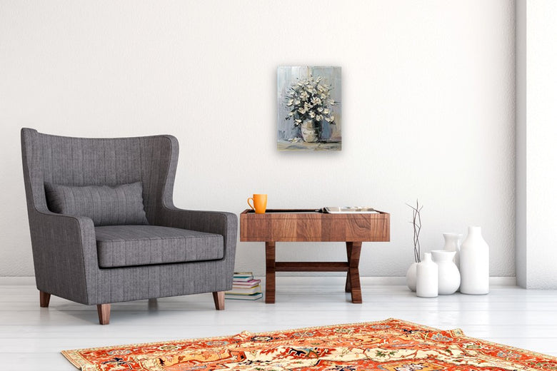 Softly Gathered by Lisa Elley |  In Room View of Artwork 