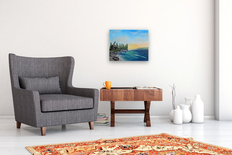 Whispering Tide by Art Clark |  In Room View of Artwork 