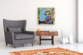 Original art for sale at UGallery.com | A Walk in the Garden by Peg Belcastro | $900 | acrylic painting | 24' h x 24' w | thumbnail 5