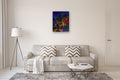 Original art for sale at UGallery.com | Midnight in Suburbs by Suren Nersisyan | $1,575 | oil painting | 30' h x 24' w | thumbnail 5