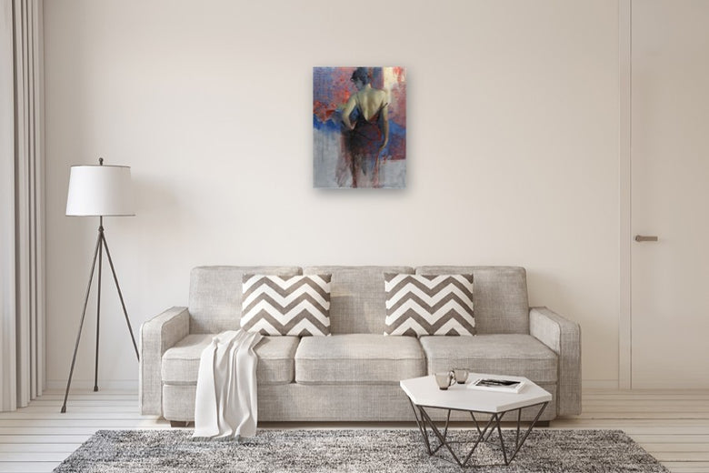 Nocturn by Richard Johnson |  In Room View of Artwork 