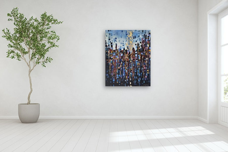 Momentum by Leslie Ann Butler |  In Room View of Artwork 