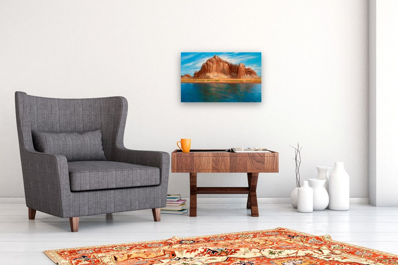Castle Rock by McGarren Flack |  In Room View of Artwork 