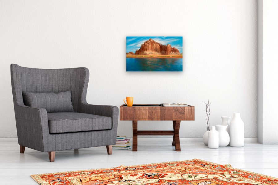 Castle Rock by McGarren Flack |  In Room View of Artwork 