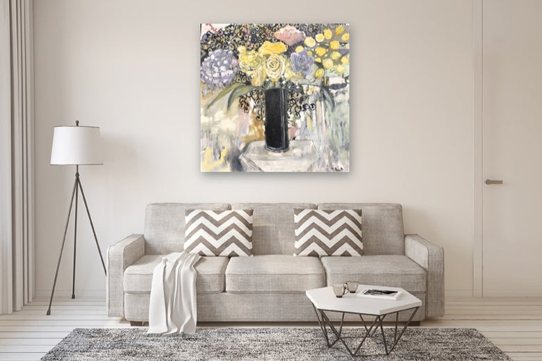 The Life of a Flower by Mary Pratt |  In Room View of Artwork 