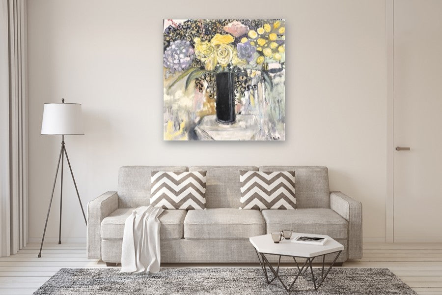 The Life of a Flower by Mary Pratt |  In Room View of Artwork 