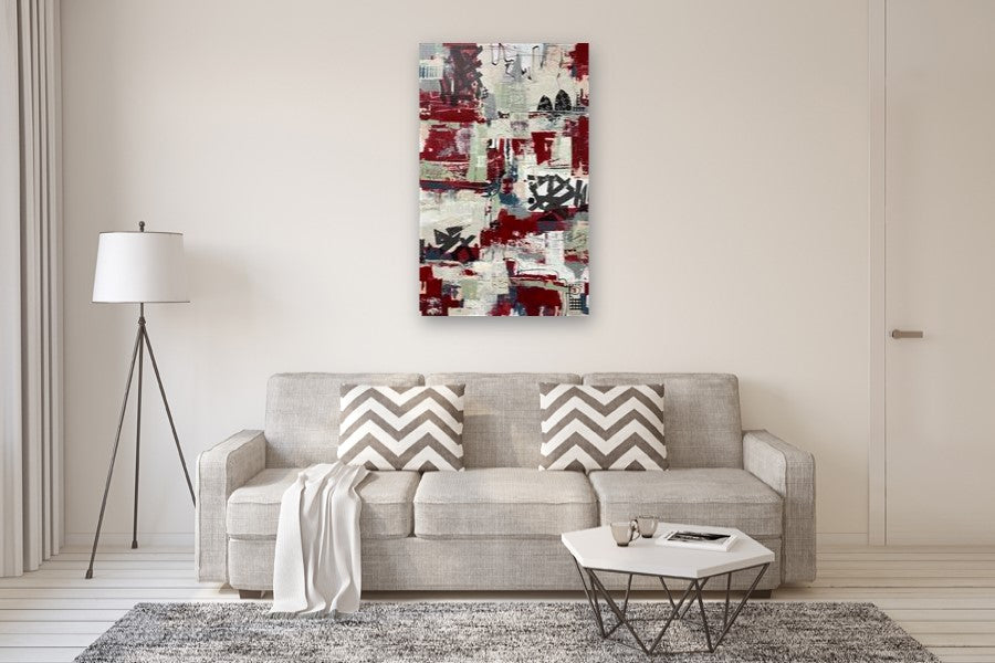 Free Parking by Linda Shaffer |  In Room View of Artwork 