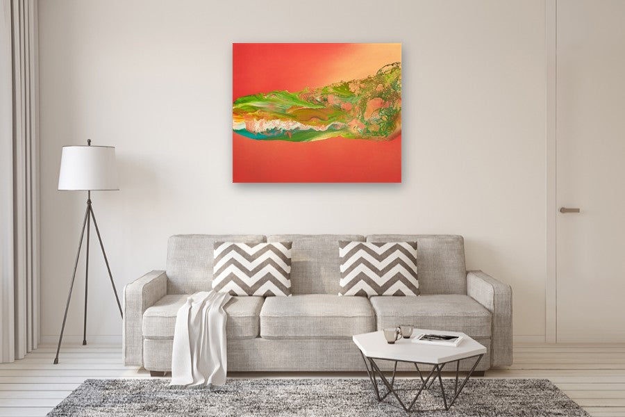 Colada Esmeralda by Fernando Bosch |  In Room View of Artwork 