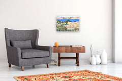 Original art for sale at UGallery.com | Smooth Sailing by Catherine McCargar | $1,100 | watercolor painting | 15' h x 22' w | thumbnail 5