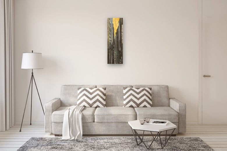 Urban Canyon II by Mandy Main |  In Room View of Artwork 