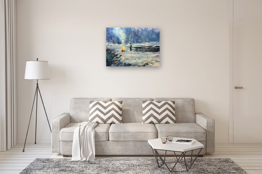 Where the Fire Is Safe by Onelio Marrero |  In Room View of Artwork 